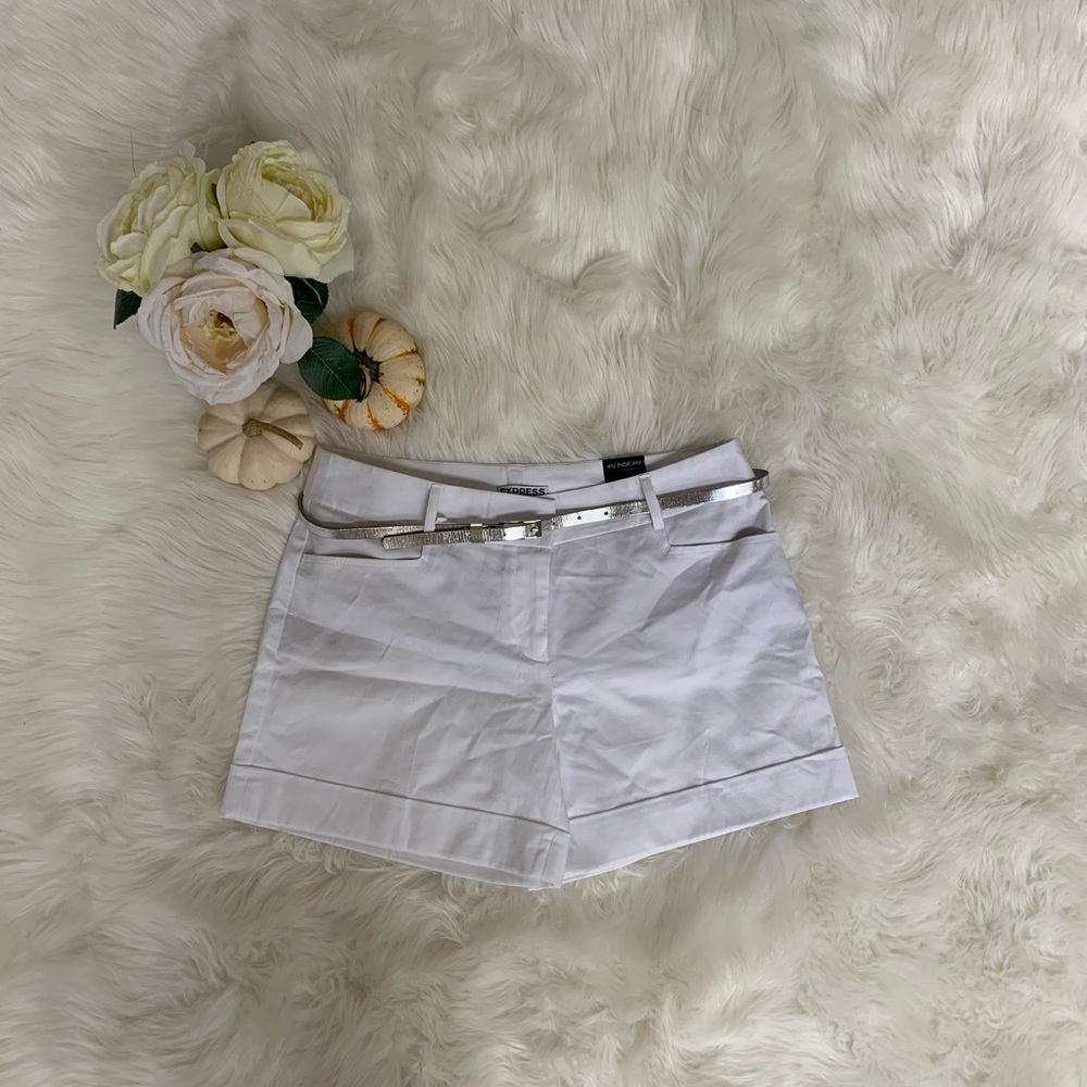 New! Express White Shorts - Size 4